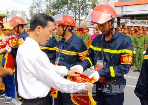 Khai mạc hội thi thể thao nghiệp vụ cứu nạn, cứu hộ của lực lượng Phòng cháy chữa cháy ảnh 2