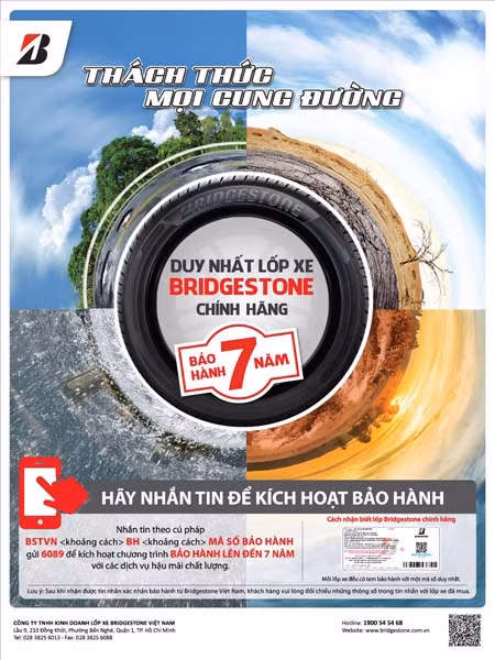 Bridgestone Việt Nam khuyến cáo chủ xe lựa chọn lốp xe chính hãng ảnh 1