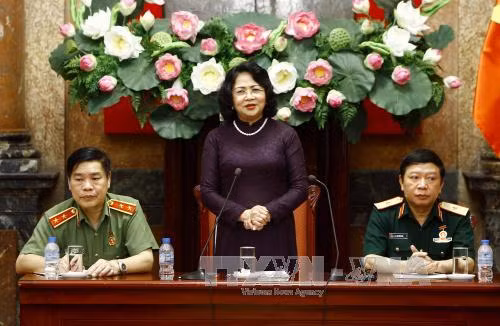 Phó Chủ tịch nước tiếp Đoàn đại biểu đoàn viên công đoàn CAND, QĐND tiêu biểu ảnh 1