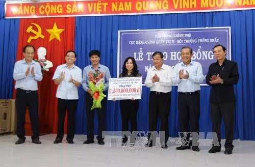 Phó Thủ tướng Trương Hòa Bình thăm căn cứ kháng chiến Trung ương Cục miền Nam ảnh 2