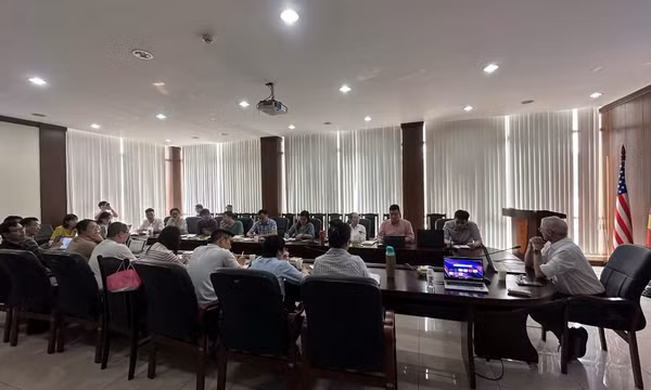 Quang cảnh tập huấn chuyên sâu về giám định ADN thế hệ mới.