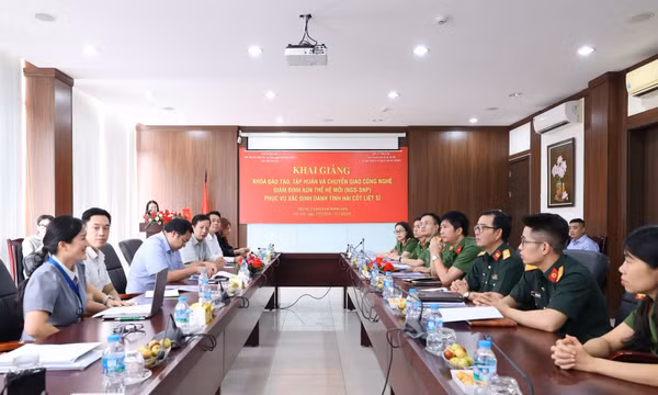 Đào tạo công nghệ ADN thế hệ mới để xác định danh tính liệt sĩ