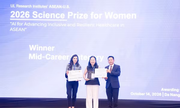 Tiến sỹ người Việt giành Giải thưởng Khoa học dành cho nữ giới