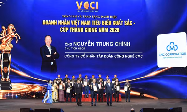 Chủ tịch CMC được vinh danh doanh nhân Việt Nam tiêu biểu năm 2026