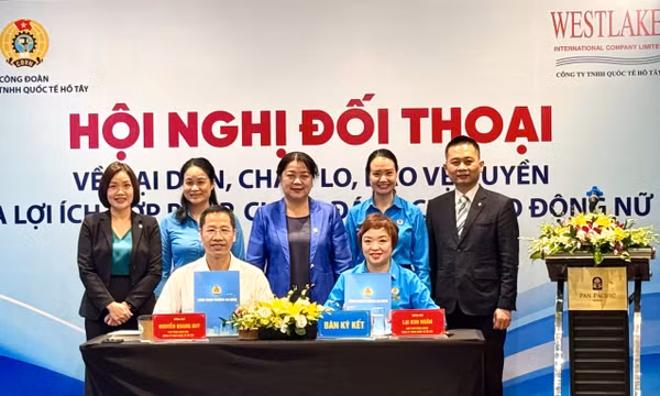Ký kết thoả ước lao động tập thể sau đối thoại.