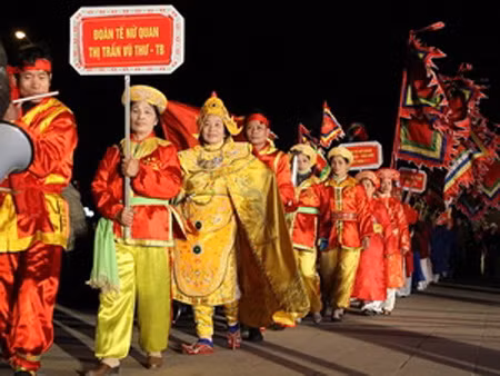 Lễ hội Đền Trần (Thái Bình) sẽ khai mạc vào tối 13 tháng Giêng ảnh 1
