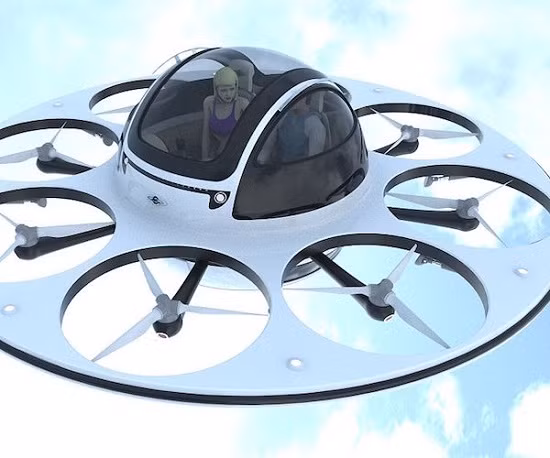 Italy thiết kế máy bay chở khách như UFO ảnh 1