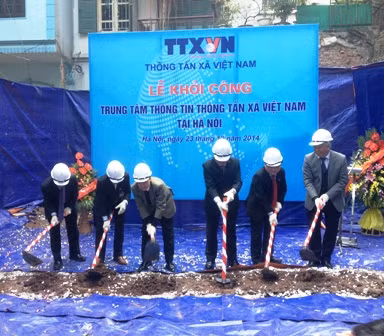 Khởi công Trung tâm Thông tin Thông tấn xã Việt Nam tại Hà Nội ảnh 2