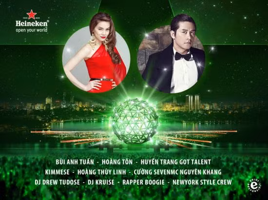  Chương trình nghệ thuật Heineken Countdown sẽ rực sáng sân khấu hồ Thiền Quang ảnh 2