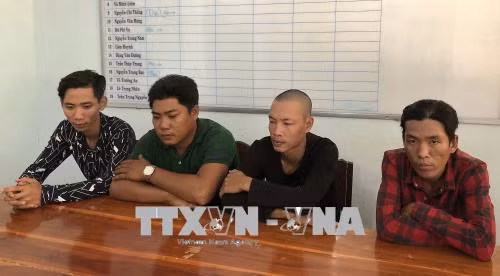 Tạm giữ hình sự băng nhóm 'bảo kê' ngư trường biển Tây ảnh 1