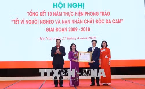 Phát triển sâu rộng phong trào 'Tết vì người nghèo và nạn nhân chất độc da cam' ảnh 1