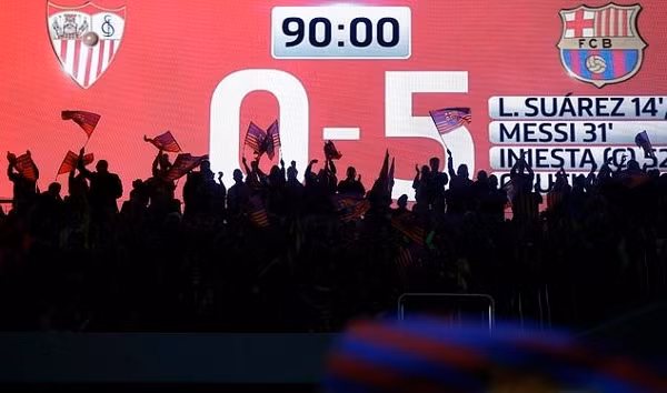 Đè bẹp Sevilla 5-0, Barcelona đăng quang Cúp nhà vua Tây Ban Nha ảnh 6