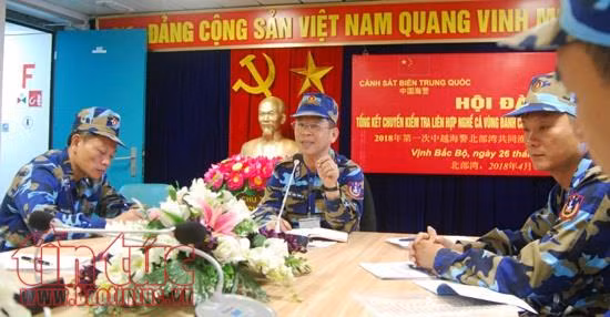 Kiểm tra liên hợp nghề cá trên Vịnh Bắc Bộ năm 2018 giữa Việt Nam - Trung Quốc ảnh 2