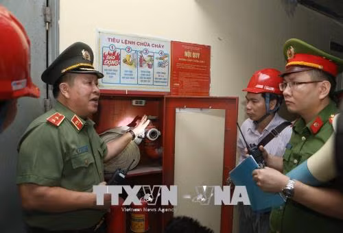 Hà Nội kiểm tra đột xuất các chung cư về phòng cháy, chữa cháy ảnh 1