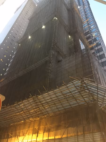 Giàn giáo bằng tre - nét đặc trưng của Hong Kong ảnh 1