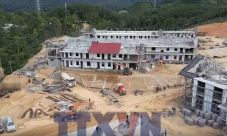 Những ngôi trường liên cấp đang dần thành hình nơi vùng biên Đà Nẵng