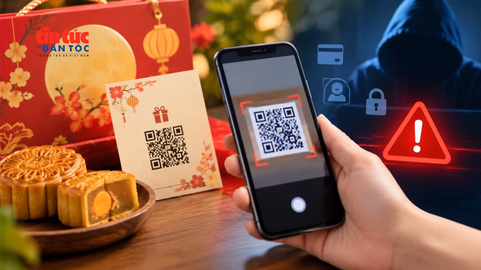 Cảnh giác thủ đoạn tặng quà Trung thu kèm mã QR để lừa đảo