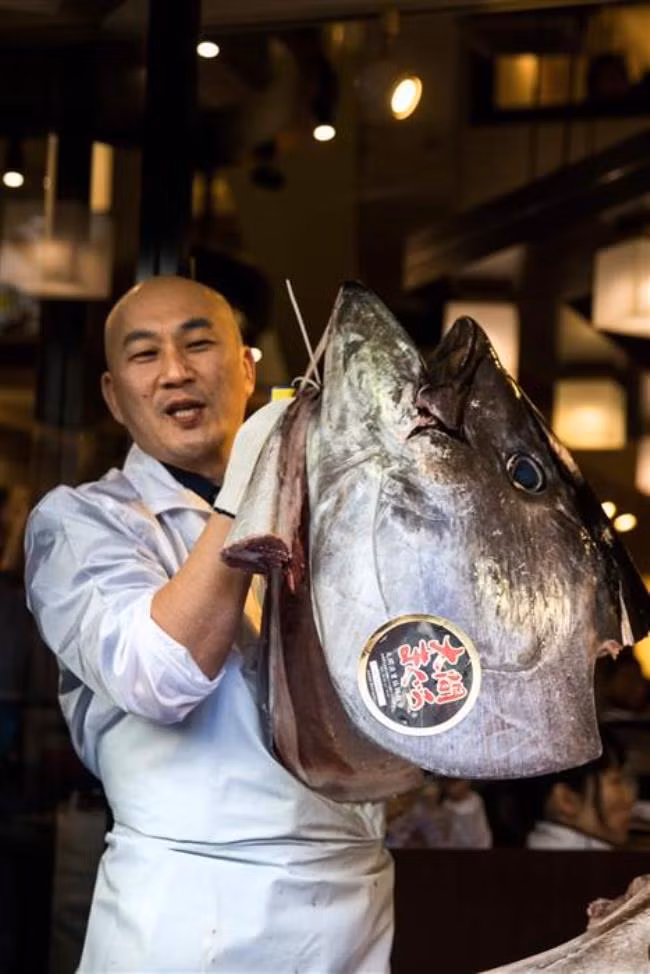 Ông chủ nhà hàng sushi chịu chơi, chi 14 tỷ đồng mua cá ngừ quý hiếm ảnh 2