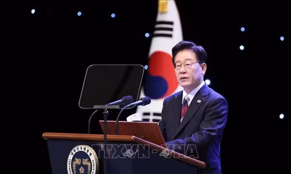 Tổng thống Hàn Quốc Lee Jae Myung. Ảnh: THX/TTXVN