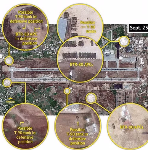 Ảnh khí tài Nga tại căn cứ không quân ở Syria ảnh 1
