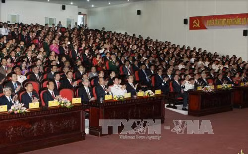 Đồng chí Nguyễn Thiện Nhân dự khai mạc Đại hội Đảng bộ tỉnh Ninh Bình ảnh 2