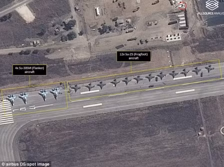 Lộ bằng chứng Nga chuyển giao chiến đấu cơ cho Syria ảnh 1