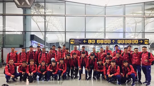 U17 Việt Nam lên đường sang Ả Rập Xê Út tham dự VCK U17 châu Á 2026