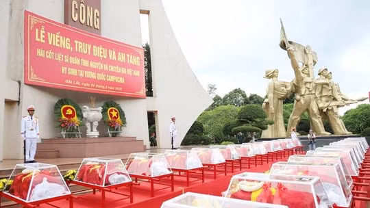 Nỗ lực cao nhất để tìm kiếm, đưa các anh hùng liệt sĩ về với gia đình, quê hương