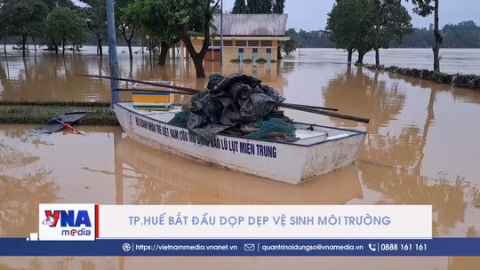 TP Huế bắt đầu dọp dẹp vệ sinh môi trường