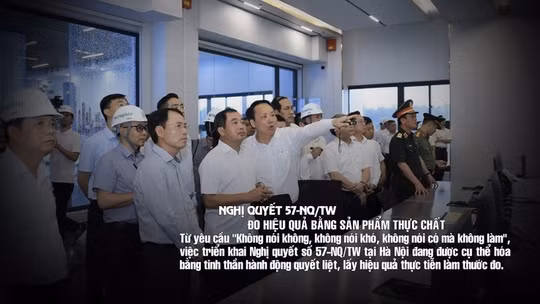 Nghị quyết 57-NQ/TW: Đo hiệu quả bằng sản phẩm thực chất