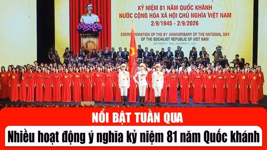 Tin tức TV nổi bật tuần qua: Nhiều hoạt động ý nghĩa kỷ niệm 81 năm Quốc khánh