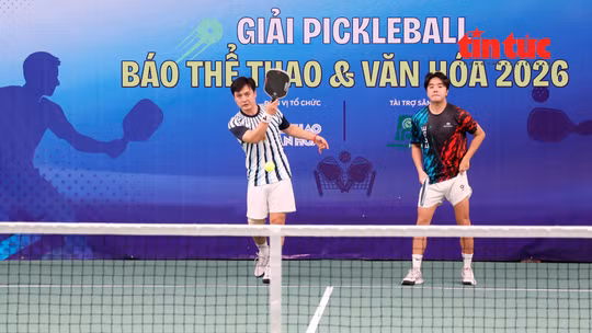 Sôi nổi Giải Pickleball Báo Thể thao và Văn hóa dịp 21/6