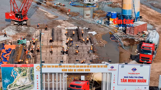 Toàn cảnh đại công trường Trung tâm hành chính mới TP Hồ Chí Minh 