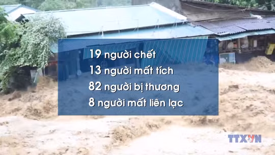 Nhiều địa phương thiệt hại nặng do bão số 10 và mưa lũ