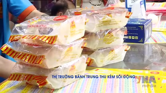 Thị trường bánh Trung thu kém sôi động