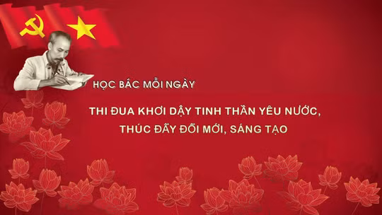 Học Bác mỗi ngày: Thi đua khơi dậy tinh thần yêu nước, thúc đẩy đổi mới, sáng tạo