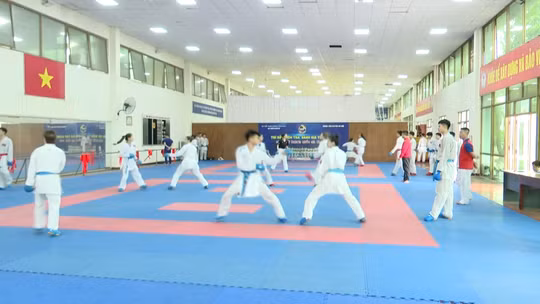 Đội tuyển Karate Việt Nam tích cực chuẩn bị cho ASIAD 20