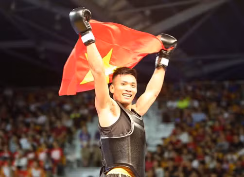 Wushu tiếp tục mang về 2 HCV tán thủ ảnh 1