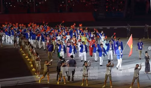 Khai mạc SEA Games 28: Đại tiệc âm thanh, ánh sáng tôn vinh sự phi thường ảnh 5