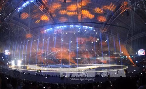 Khai mạc SEA Games 28: Đại tiệc âm thanh, ánh sáng tôn vinh sự phi thường ảnh 1