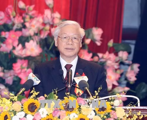 Tổng Bí thư Nguyễn Phú Trọng: Gắn thi đua yêu nước với công việc hằng ngày ảnh 1