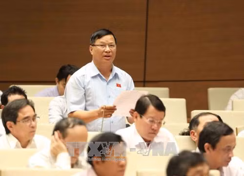 Đại biểu Quốc hội tỉnh Vĩnh Phúc Trần Văn Tiến. Ảnh: Phương Hoa/TTXVN