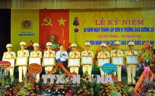 Ninh Bình: Trường giáo dưỡng số 2 đón nhận Huân chương Bảo vệ Tổ quốc hạng Nhì ảnh 2