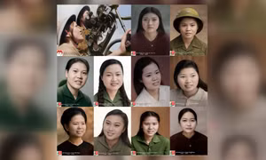 Phục dựng màu di ảnh 10 nữ anh hùng liệt sĩ dân quân Lam Hạ