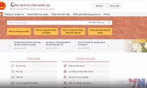 Triển khai Cổng dịch vụ công quốc gia là 'cửa số duy nhất'