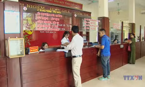 Thanh Hóa vận hành Trung tâm hành chính công ở xã mới