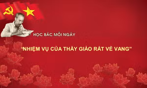 Học Bác mỗi ngày: 'Nhiệm vụ của thầy giáo rất vẻ vang'
