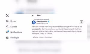 PlayStation Network khôi phục hoạt động sau 1 ngày gián đoạn
