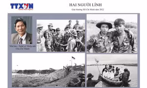 Bức ảnh 'Hai người lính' - biểu tượng hoà bình