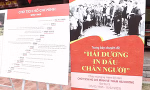 Trưng bày chuyên đề 'Hải Dương in dấu chân Người'